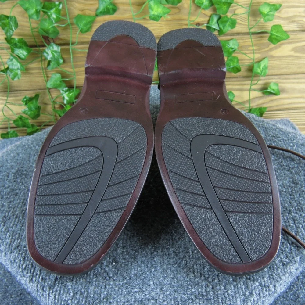 Alpine‎ Swiss Men  Derby Oxfords Brown Synthetic Size 12 Medium Gently Used 2025